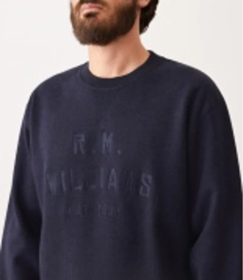 RM Williams Bale Sweatshirt Navy-2